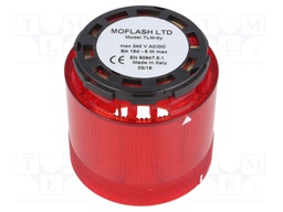 Signaller: lighting; BA15D; continuous light; Colour: red; LED