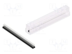 Connector: pin strips; pin header; male; PIN: 66; 2.54mm; SMT; 2x33