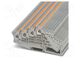 Splice terminal: rail; 10A; 250V; PA; 0.14÷4mm2; terminals: 12