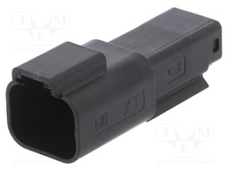 Connector: automotive; ML-XT; plug; male; Size: 16; PIN: 2; IP69K