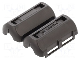 Ferrite: two-piece; on round cable; 31; 0÷85°C; 256Ω; 100MHz