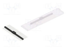 Connector: pin strips; pin header; male; PIN: 22; 2.54mm; SMT; 1x22