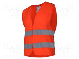 Reflection waistcoat; Size: XXXL; orange; Mounting: bur