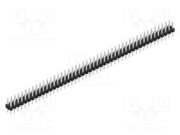 Connector: pin strips; pin header; male; PIN: 92; 2mm; THT; 2x46