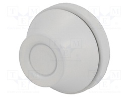 Grommet; EPDM; grey; Panel thick: 1÷4mm; Øcable: 19÷28mm; Size: M40