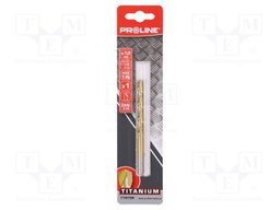 Drill bit; for metal; Ø: 7mm; HSS-TIN; Features: grind blade