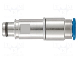 Contact; male; Han-Modular®; pipe OD Ø10mm; brass; 10bar; straight