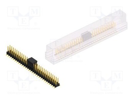 Connector: pin strips; pin header; male; PIN: 58; 2.54mm; SMT; 2x29