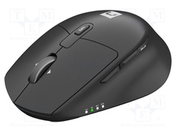 Mouse; KITE; black; USB A; wireless,optical; No.of butt: 9; 10m
