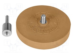 Grinding wheel; Ø: 88mm; Thk: 15mm; rubber; adhesives removing