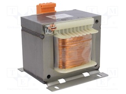Transformer: mains; 500VA; 400VAC; 230V; Leads: terminal block