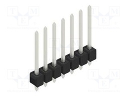 Connector: pin strips; pin header; male; PIN: 7; 2.54mm; THT; 1x7