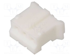 Plug; wire-board; female; NXG; 2mm; PIN: 3; w/o contacts; for cable