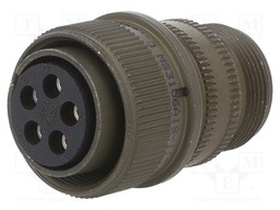 Connector: circular; Series: DS/MS; plug; female; PIN: 5; for cable