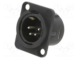 CHASS. CON. MALE 4POLE BAG