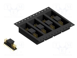 Connector: pin strips; pin header; male; PIN: 18; 2mm; SMT; 2x9; 100V