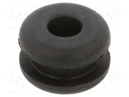 Grommet; black; UL94HB; TPR