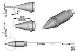 Tip; special; 2x1mm