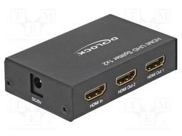 Splitter; HDMI 2.0; 3D,4K,EDID,HDCP 1.4,HDCP 2.2,HDR,UHD 2160p