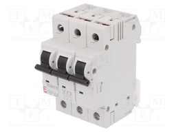 Circuit breaker; 230/400VAC; Inom: 50A; Poles: 3; DIN; Charact: D