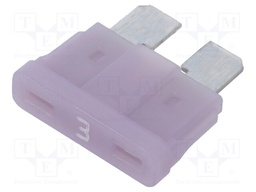 Fuse: fuse; 3A; 58VDC; automotive; 19.3mm; tin alloy
