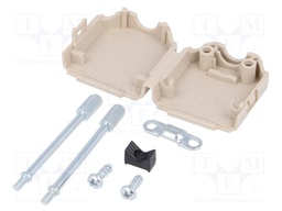 Enclosure: for D-Sub connectors; D-Sub 9pin,D-Sub HD 15pin