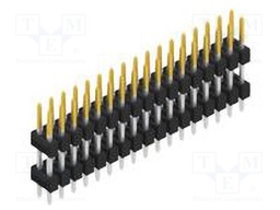 Connector: pin strips; pin header; male; PIN: 34; 2.54mm; THT; 2x17