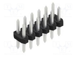 Connector: pin strips; pin header; male; PIN: 12; 2mm; THT; 2x6; 100V