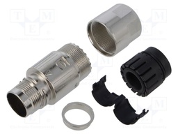 Enclosure for connectors: M17; for cable; straight