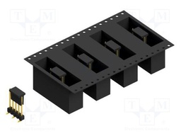 Connector: pin strips; pin header; male; PIN: 5; 2.54mm; SMT; 1x5