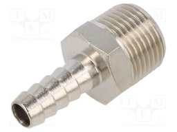 Push-in fitting; connector pipe; nickel plated brass; 8mm