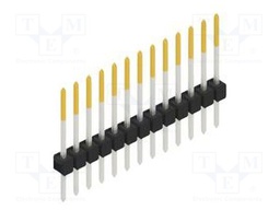 Connector: pin strips; pin header; male; PIN: 13; 2.54mm; THT; 1x13