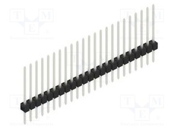 Connector: pin strips; pin header; male; PIN: 23; 2.54mm; THT; 1x23