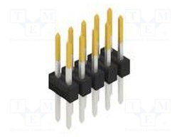 Connector: pin strips; pin header; male; PIN: 10; 2.54mm; THT; 2x5