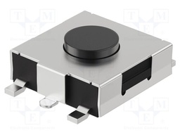 Microswitch TACT; SPST-NO; Pos: 2; 50mA/12VDC; SMT; 1.57N; 2.5mm