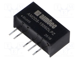 Converter: DC/DC; 2W; Uin: 13.5÷16.5V; Uout: 5VDC; Uout2: -5VDC; SIP7