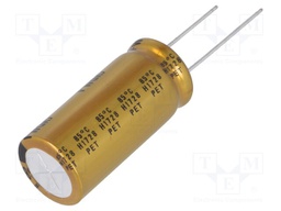 Capacitor: electrolytic; THT; 6800uF; 16VDC; Ø16x35.5mm; ±20%; 0.2
