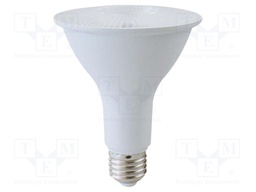 LED lamp; white warm; E27; 220÷240VAC; 800lm; P: 11W; 40°; 3000K