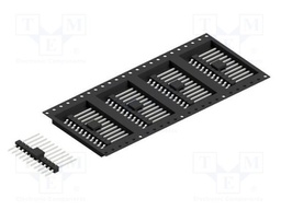 Connector: pin strips; pin header; male; PIN: 11; 2.54mm; SMT; 1x11