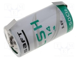 Battery: lithium; 3.6V; C; soldering lugs; Ø26x50mm; 5800mAh