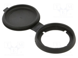 Cap; -50÷100°C; IP67; black