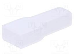 Terminals cover; female; for push-on 6.3mm connectors; ways: 1