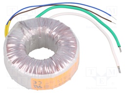 Transformer: toroidal; 100VA; 230VAC; 12V; 8.333A; 1.1kg; Ø: 93mm