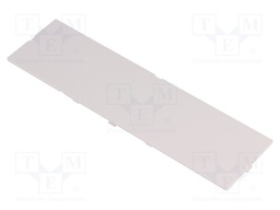 Front panel; without frame,with holder; 9M Modulbox One; grey
