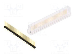 Connector: pin strips; pin header; male; PIN: 33; 2.54mm; SMT; 1x33