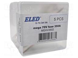 Fuse: fuse; 350A; 70VDC; automotive; 68mm; M8 screw; 68x16x10.5mm