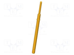 Test needle; Operational spring compression: 4mm; 8A; Ø: 1mm; 5N