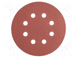 Cleaning cloth: sandpaper; Granularity: 240; Mounting: bur; Ø125mm