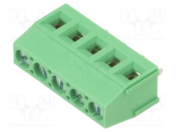 Connector: PCB terminal block; terminal; Plating: tinned; on PCBs