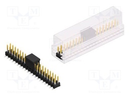 Connector: pin strips; pin header; male; PIN: 40; 2.54mm; SMT; 2x20